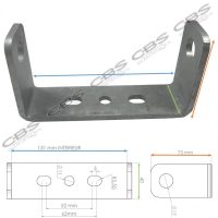 Support bobine - 130 mm référence 5026 remorque jet ski jet 27 casse